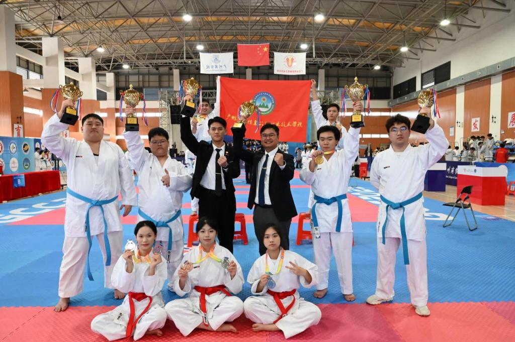 锋芒尽显，载誉而归！我校学子在广东省空手道锦标赛中横扫多项第一！